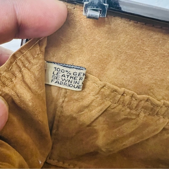 Patricia Nash Metallic Brown Embossed Clutch - Picture 8 of 8